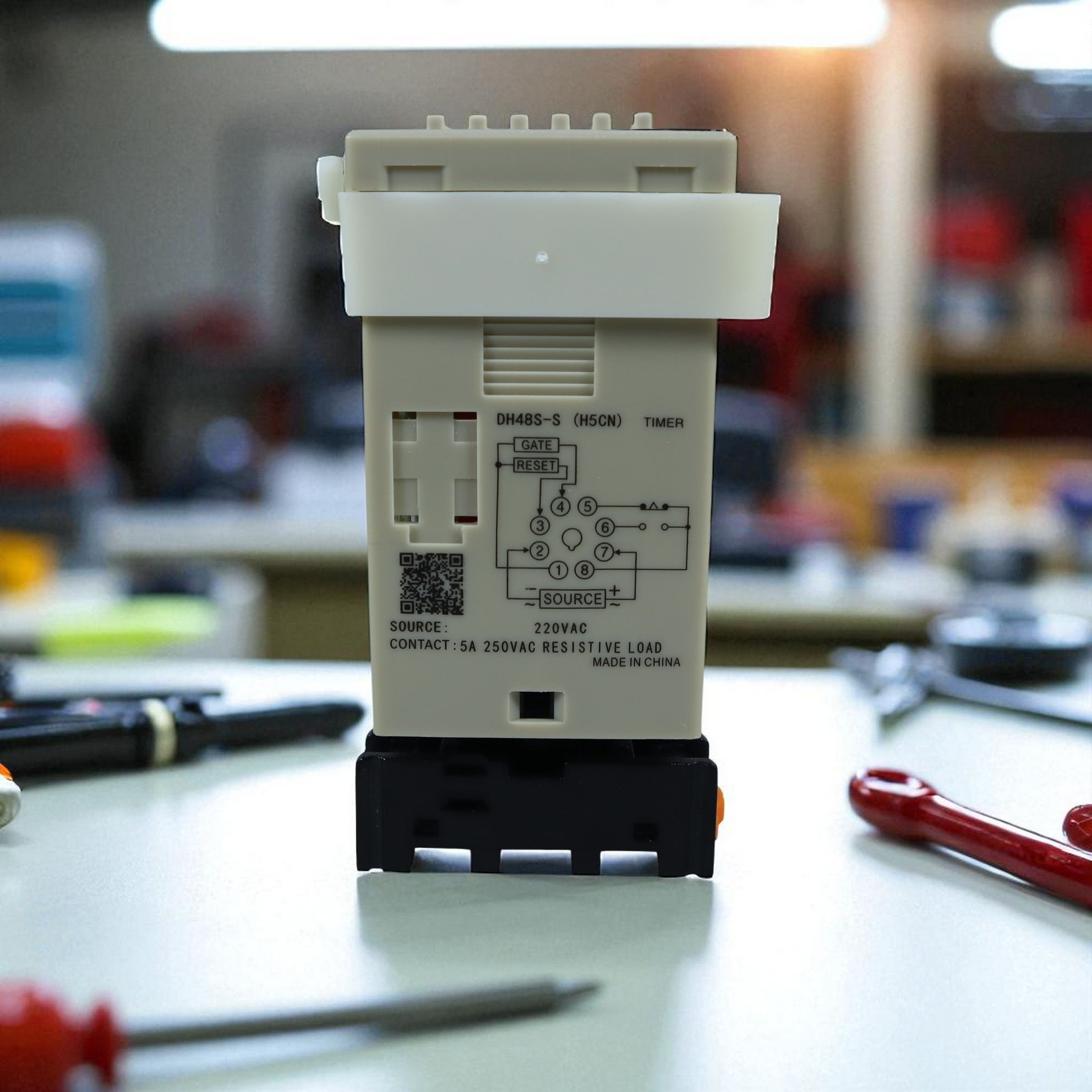 Gambar produk MFRI Programmable Digital Timer Switch Relay 220V - DH48S-S