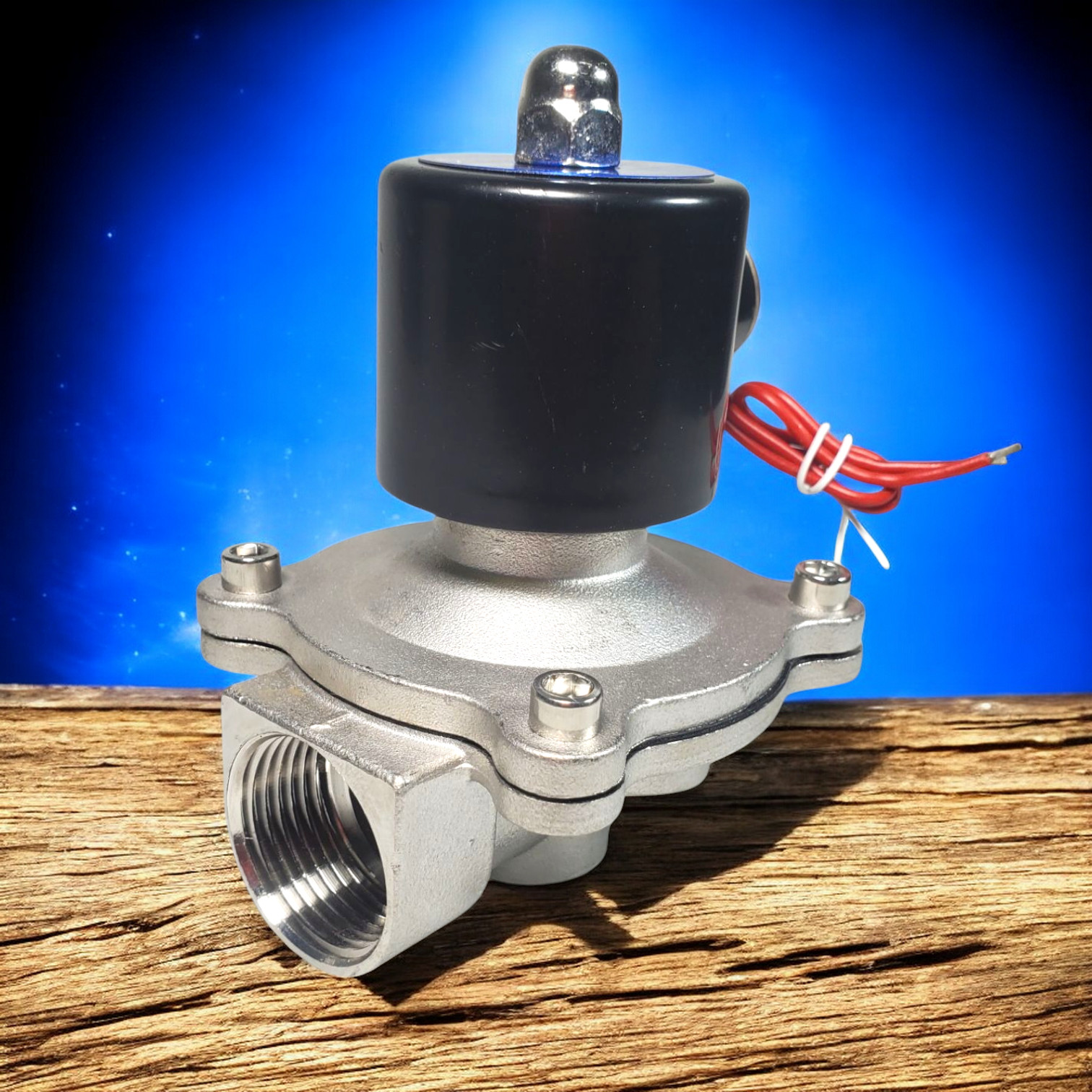 Gambar produk GRT Solenoid Water Valve Stainless Steel Normally Close 220V 1 Inch - 2W-250-25