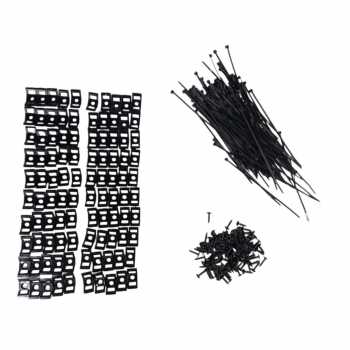 Gambar produk ZYCN Dudukan Kabel Ties Tie Mount Cord Organizer Saddle Shape 100 PCS - HC4-M5