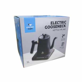 One Two Cups Teko Listrik Kopi Pemanas Air Leher Angsa Kettle 1000W 1L - HR-462 Gambar produk One Two Cups Teko Listrik Kopi Pemanas Air Leher Angsa Kettle 1000W 1L - HR-462