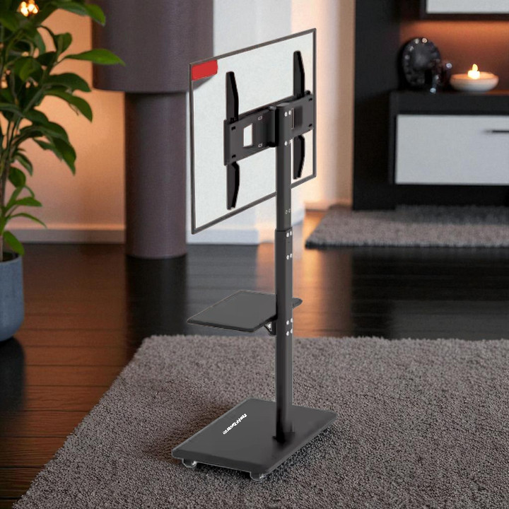 Gambar produk Taffware Bracket TV Floor Stand Wheel VESA 600 x 400 for 32-70 Inch TV - KM-1600B