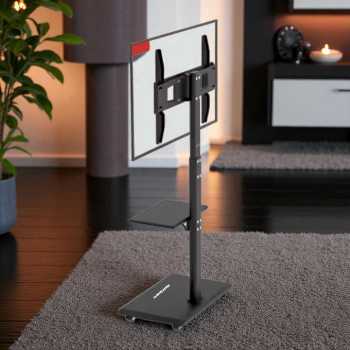 Gambar produk Taffware Bracket TV Floor Stand Wheel VESA 600 x 400 for 32-70 Inch TV - KM-1600B