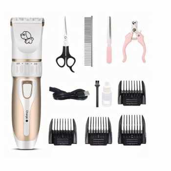 Gambar produk BOJAFA Alat Cukur Bulu Hewan Anjing Kucing 6500 RPM 3 Speed 2000mAh - C7