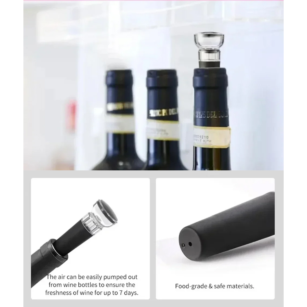 Gambar produk Secura Pembuka Tutup Botol Wine Elektrik Automatic Corkscrew Opener - S-410
