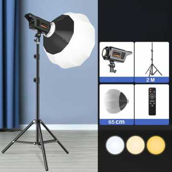STULA Lampu LED Studio Fill Light Dimmable 3in1 with Tripod 2M - BD400-SS