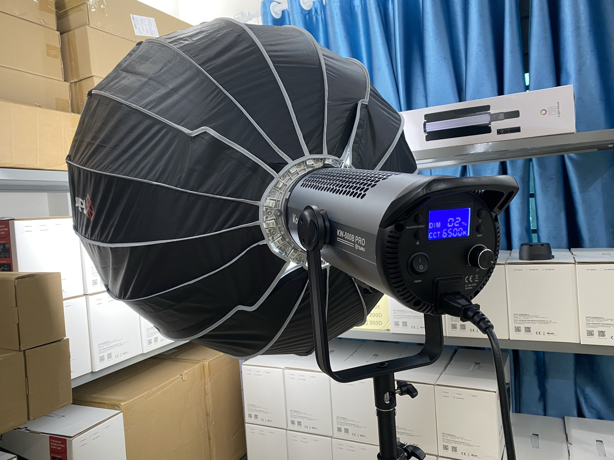 Gambar produk Tolifo Lampu Video LED Bi-Color COB Video Light 400W 6500K - KW-500B PRO