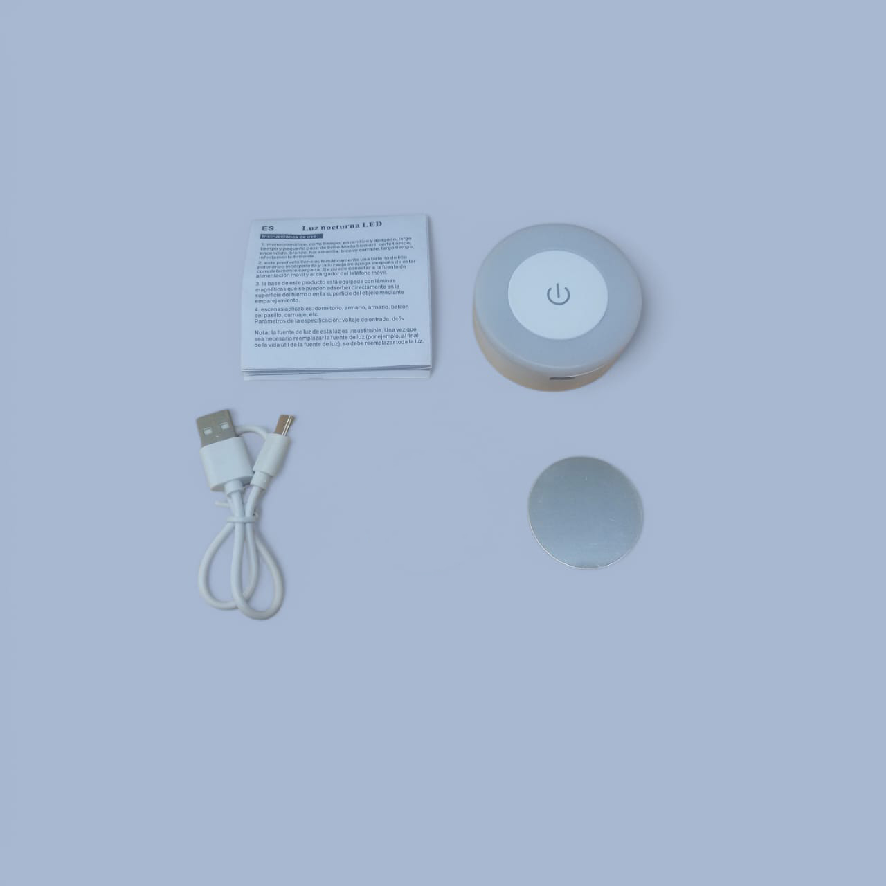Gambar produk KUALOOL Lampu Tempel LED Dimmable Sensor Cool White Light 5V - SK-YD60A