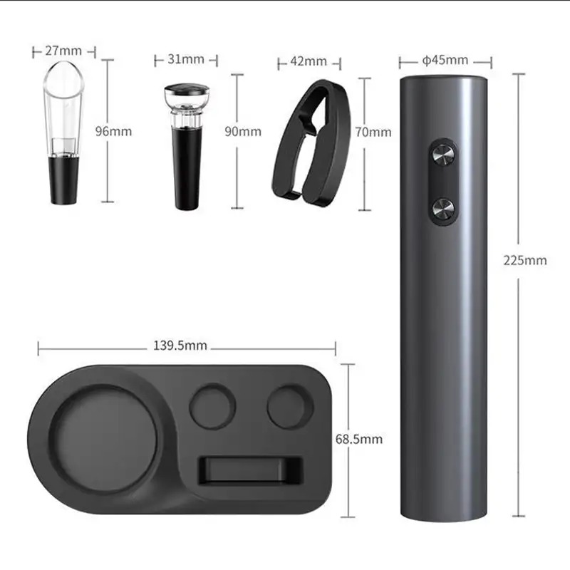 Gambar produk Secura Pembuka Tutup Botol Wine Elektrik Automatic Corkscrew Opener - S-410