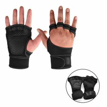 SportQ Sarung Tangan Gym Fitness Weightlifting Gloves Anti Slip L - SL-20