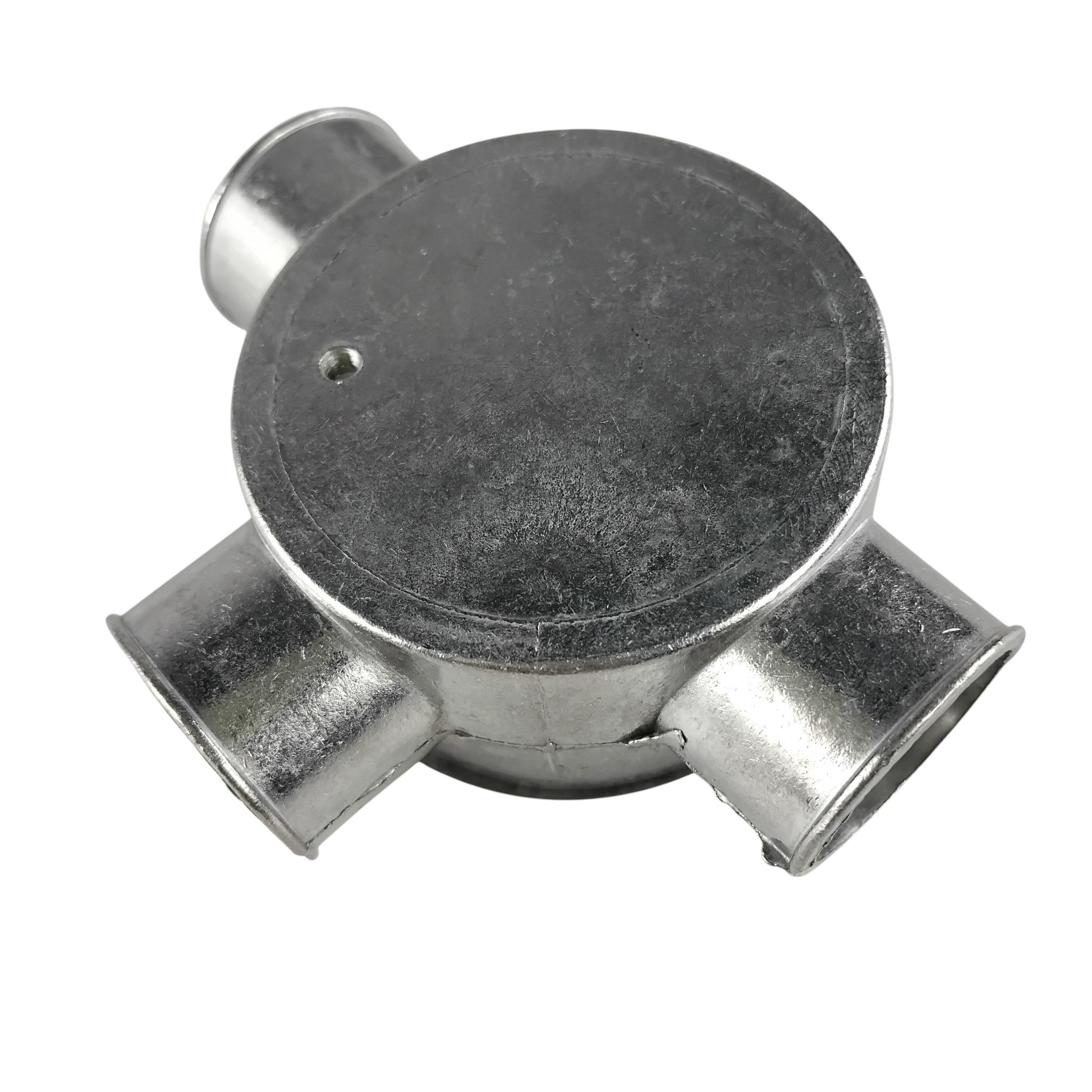 Gambar produk DPI Kotak Sambungan Pipa Kabel Listrik 3 Way Box Conduit Fitting 22 mm - D-22