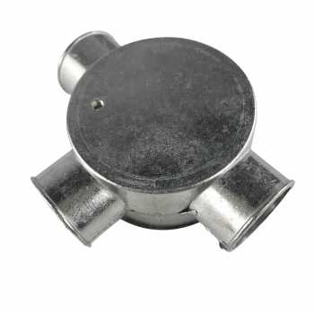 Gambar produk DPI Kotak Sambungan Pipa Kabel Listrik 3 Way Box Conduit Fitting 22 mm - D-22