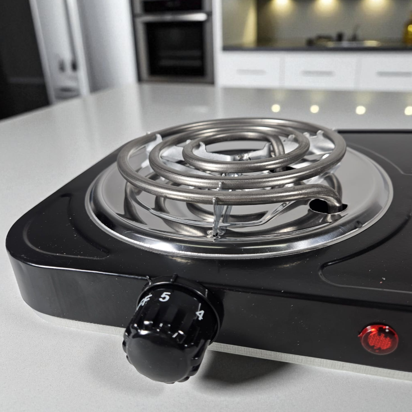 Gambar produk IPAN Kompor Listrik 2 Tungku Adjustable 5 Gear Coil Hot Plate 2000W - JX-2020B