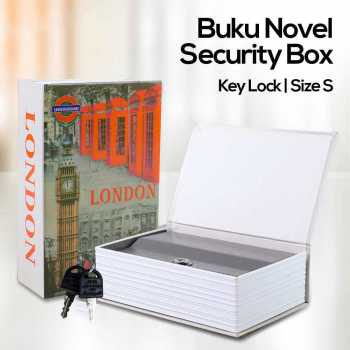 HOMESAFE Kotak Buku Novel Hidden Security Box Book Key Lock Size S - DHZ005