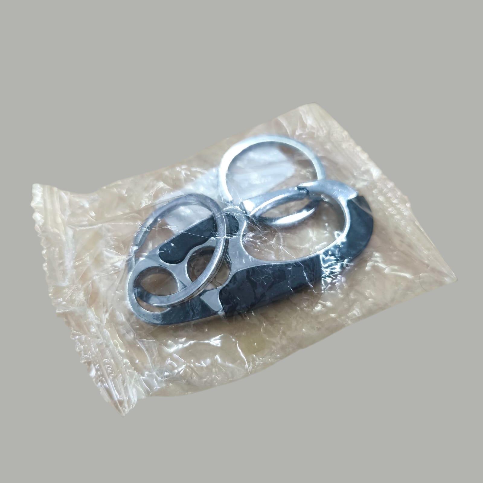 Gambar produk SINNYA Karabiner Gantungan Tas Zinc Alloy Double Ring Carabiner - SN-24