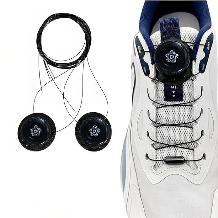 Gambar produk Silenching Tali Sepatu Putar Automatic Rotating Shoelace Buckle - INU66-B