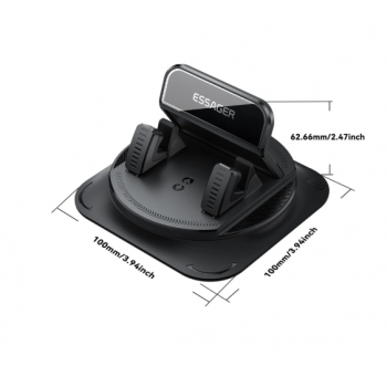 Gambar produk ESSAGER Dashboard Phone Holder For Car Anti Slip 360 Rotation - ES-ZJ39