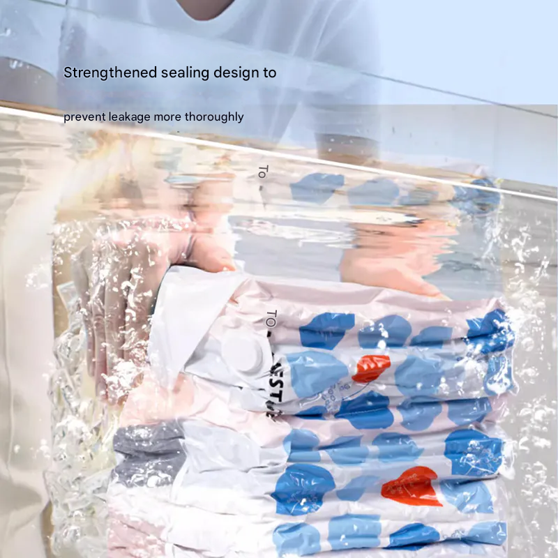 Gambar produk TRIPACK Kantong Plastik Vakum Pakaian Multifungsi Hand Roll 40x60cm Buggle - THR-10
