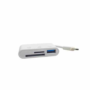 Gambar produk ATUX Card Reader 3in1 Type C 2.0 USB Hub MicroSD - AT32