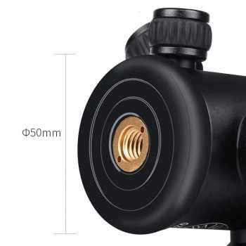 Gambar produk QZSD Ball Head Tripod Kamera DSLR 360 Swivel 1/4 Inch - Q02