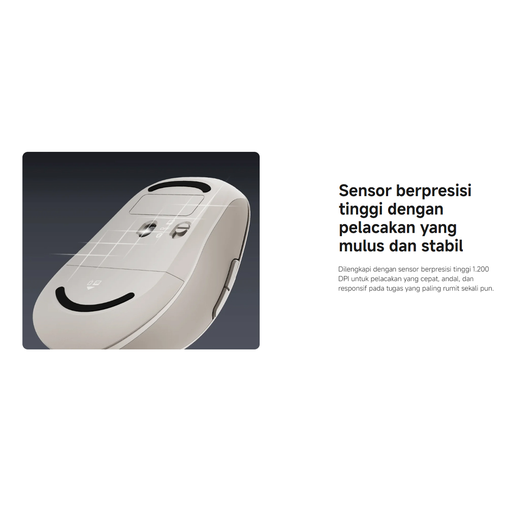 Gambar produk Xiaomi Mouse Wireless Dual Mode Bluetooth 2.4GHz Silent Click - XMSMSB01YM