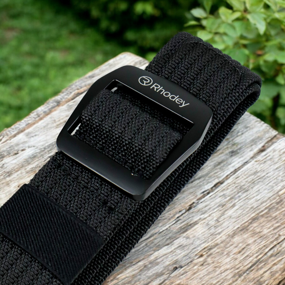 Gambar produk Rhodey Gesper Tali Ikat Pinggang Pria Kanvas Tactical Belt 1.2M - F1077