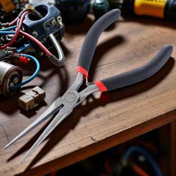 Gambar produk Urijk Tang Kabel Multifungsi Insulated Wire Cable Cutter Pliers 15cm Needle Nose - M2941