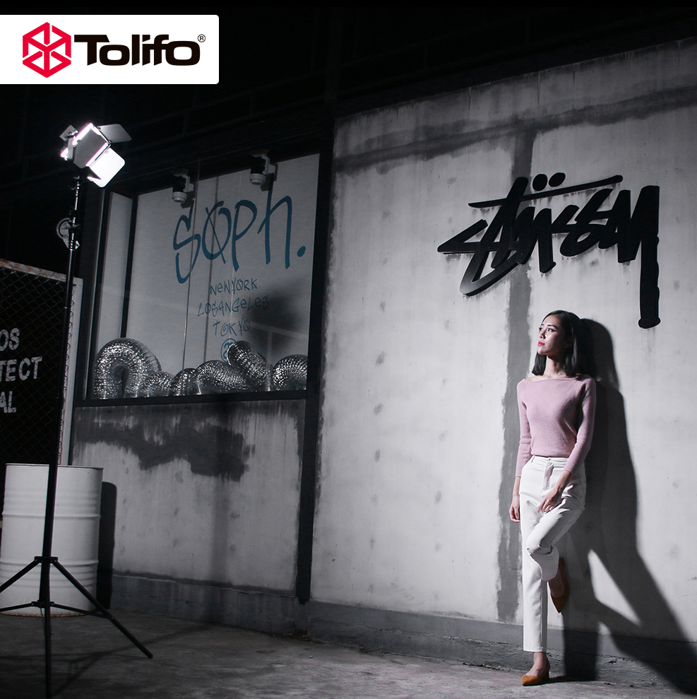 Gambar produk TOLIFO Lampu Kamera Foto Video Adjustable Studio LED 150W 15000LM - GK-S150B PRO