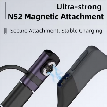 Gambar produk HUXUAN Charger Magnetik USB Type C for Shokz Bone Conduction Earphone 2 Pin - HX11