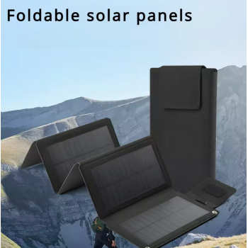 Lifewon Panel Surya Lipat Solar Panel Portable with USB Type C 12W 5V - LI5