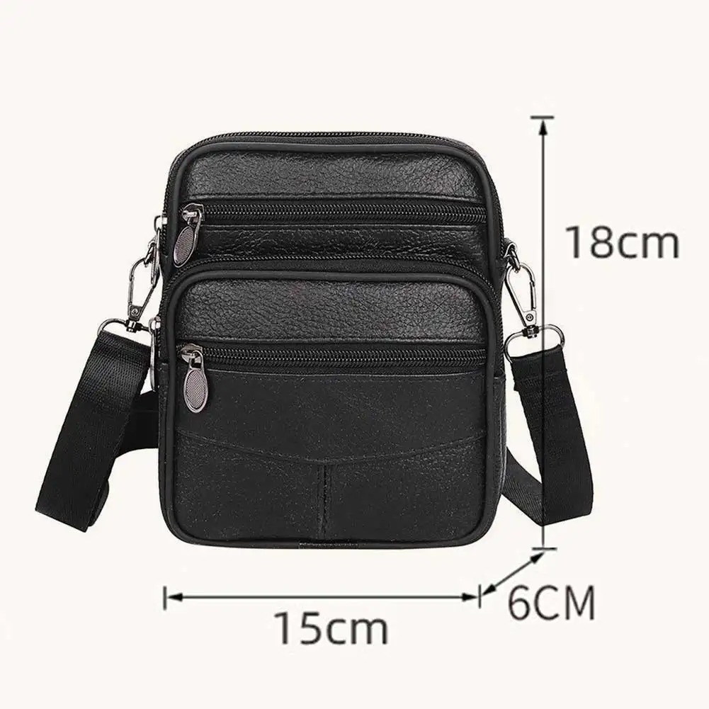 Gambar produk SAKUCI Tas Selempang Pria Kulit PU Leather Shoulder Crossbody Bag - S18
