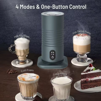 Gambar produk ZTO Automatic Electric Milk Frother Stainless Steel 4in1 240ml 400W - MF220