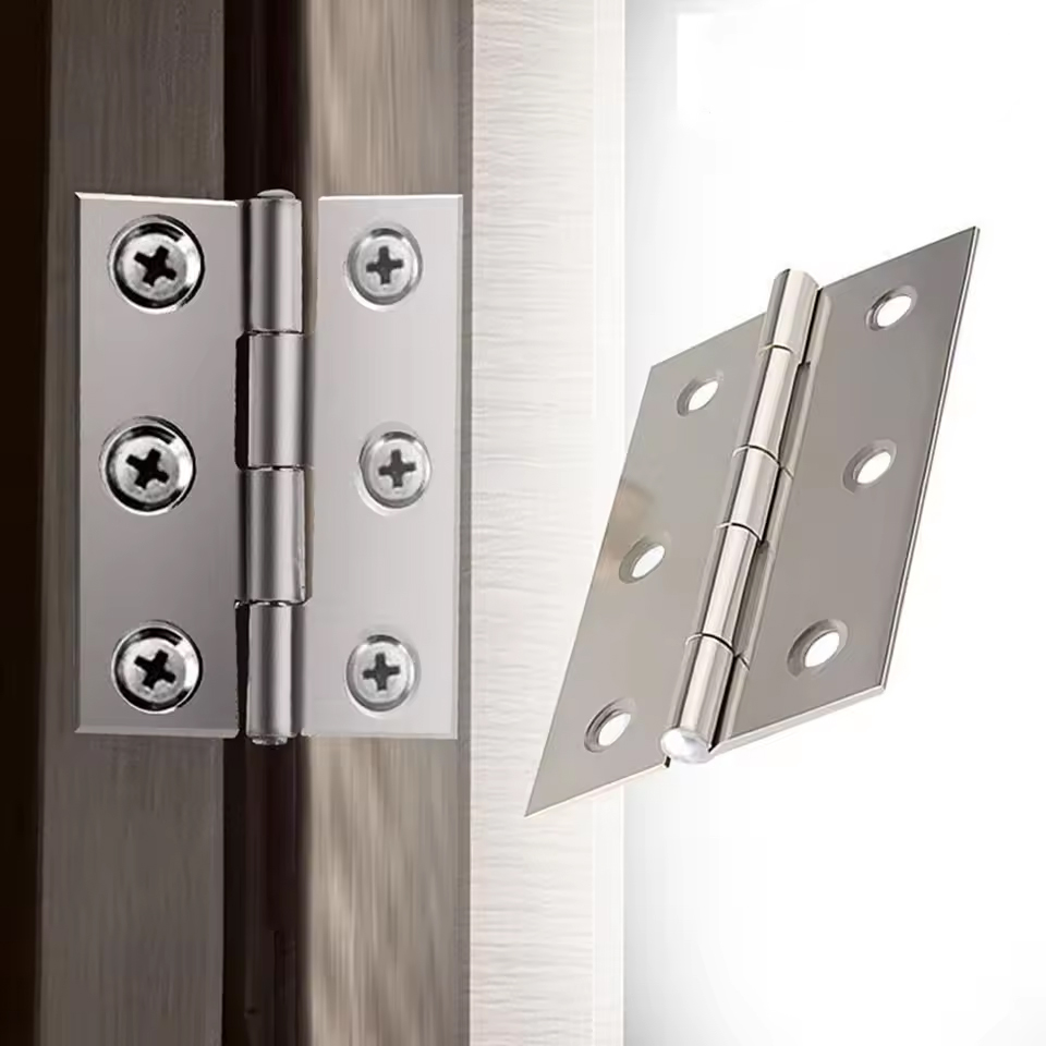 Gambar produk KitTrader Engsel Pintu Lemari Kabinet Door Hinge 4 Hole 44x32mm 20 PCS - KT20