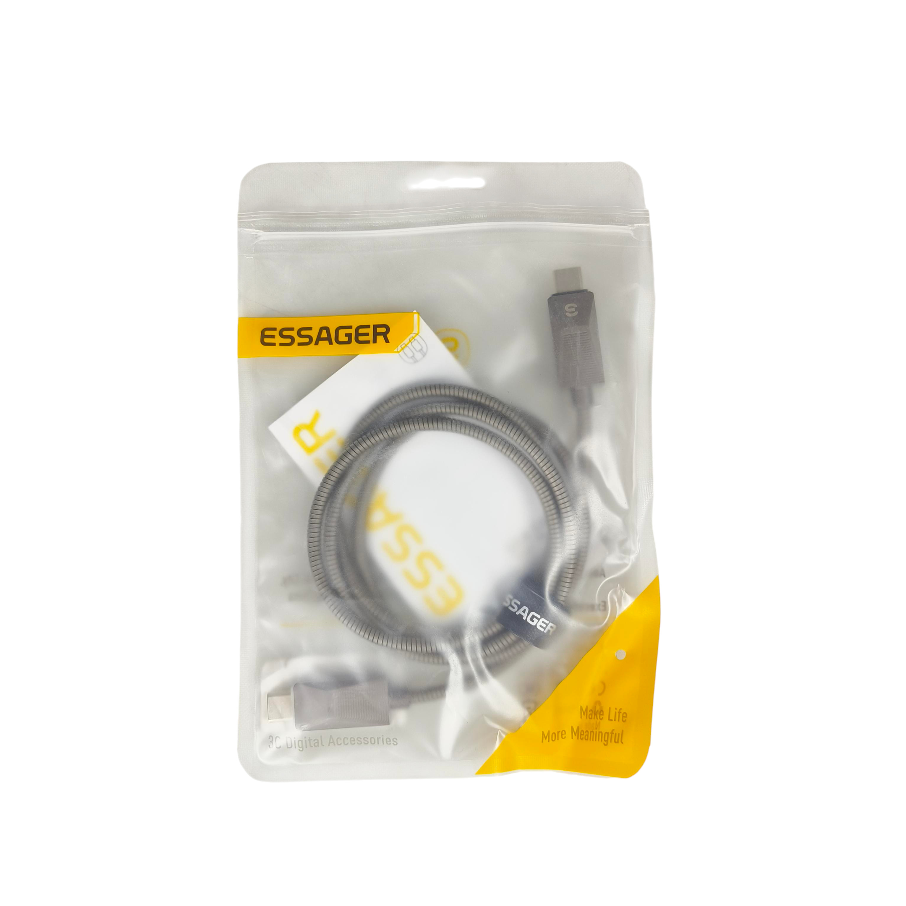 Gambar produk ESSAGER Kabel Data USB Type C Multifungsi Fast Charging 100W 1M - EXCTT1-SB0A-Z