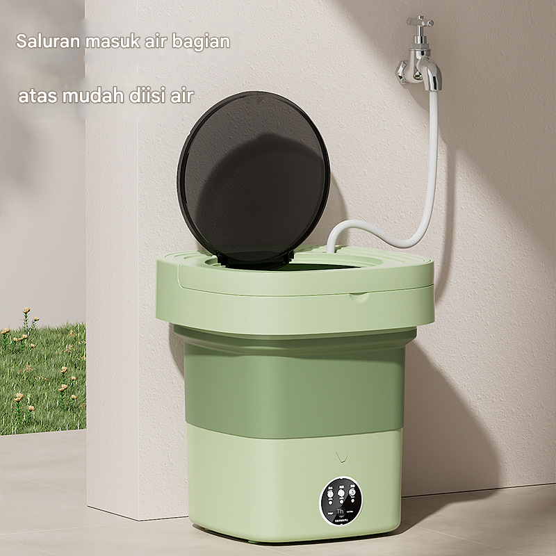 Gambar produk FMA Mesin Cuci Mini Lipat Foldable Mini Washing Machine 8L 220V - FM-8L2