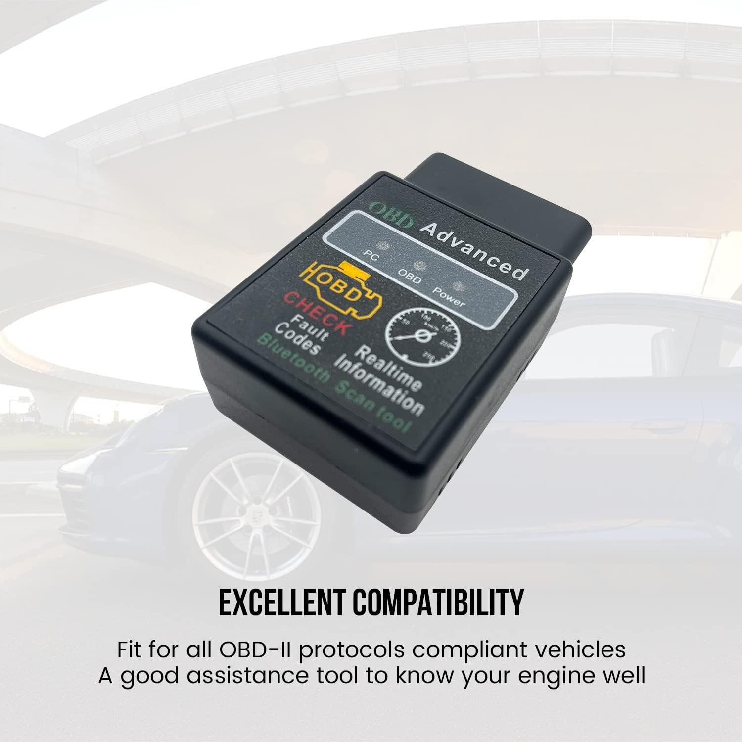 Gambar produk Bluetooth Car Diagnostic OBD2 Scanner Diagnosa Kendaraan V1.5 - ELM327