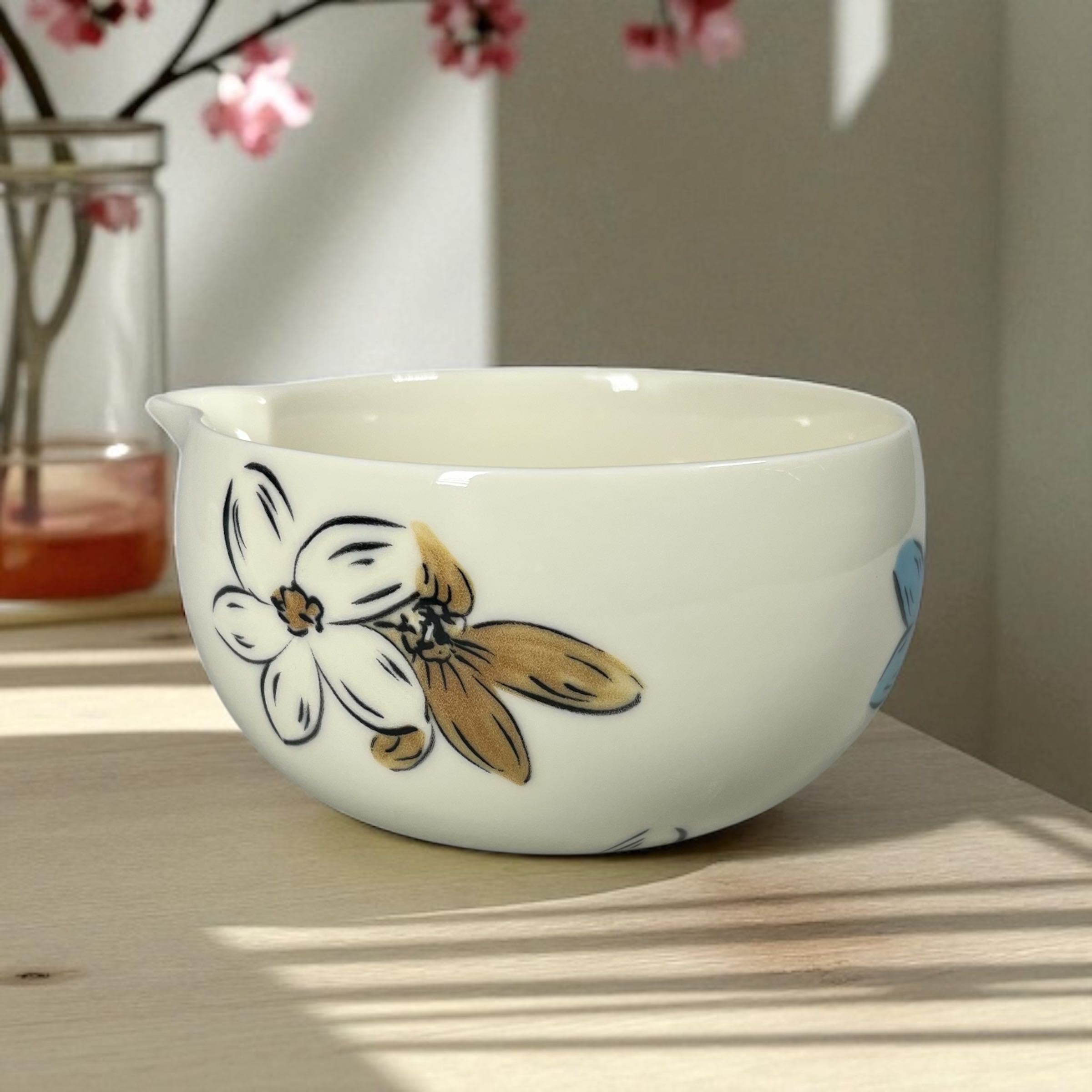 Gambar produk BAKUJIN Mangkuk Matcha Bowl Chawan Single Ceramic 500ml - B-500