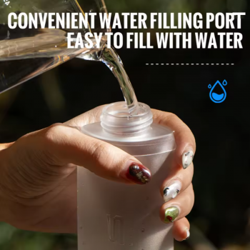 Gambar produk TaffSPORT Botol Minum Soft Flask Foldable Sport Water Bottle TPU 500ml - TF500
