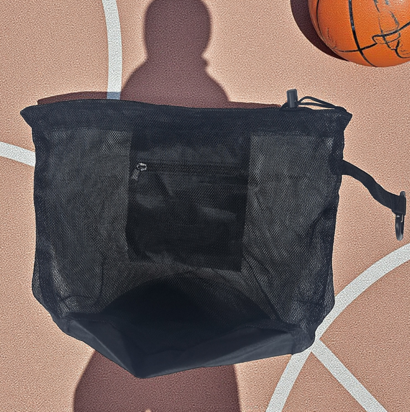 Gambar produk OSHHNI Tas Serut Penyimpanan Bola Basket Olahraga Drawstring Bag Mesh - SH30
