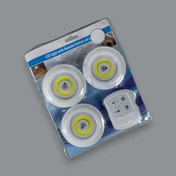 Gambar produk HBI Lampu Tempel LED Cabinet Touch Cool White with Remote Control - H-22