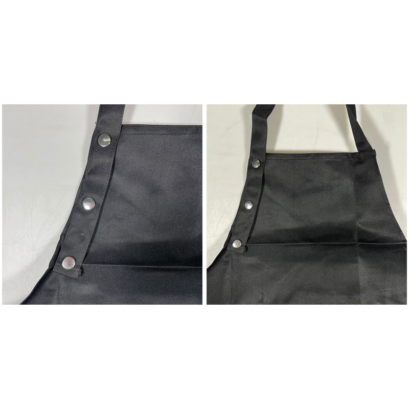 Gambar produk One Two Cups Celemek Masak Apron Dapur Canvas Strap Kancing - AGD01