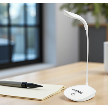 Gambar produk TaffLED Lampu Meja Belajar Desk Lamp Rechargeable 14 LED White Light - T301