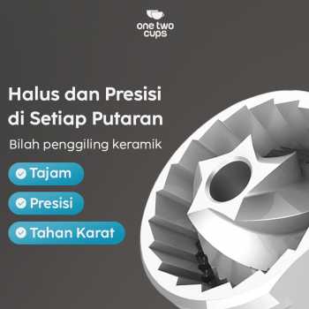 Gambar produk One Two Cups Alat Penggiling Kopi Manual Coffee Grinder Adjustable - BN50