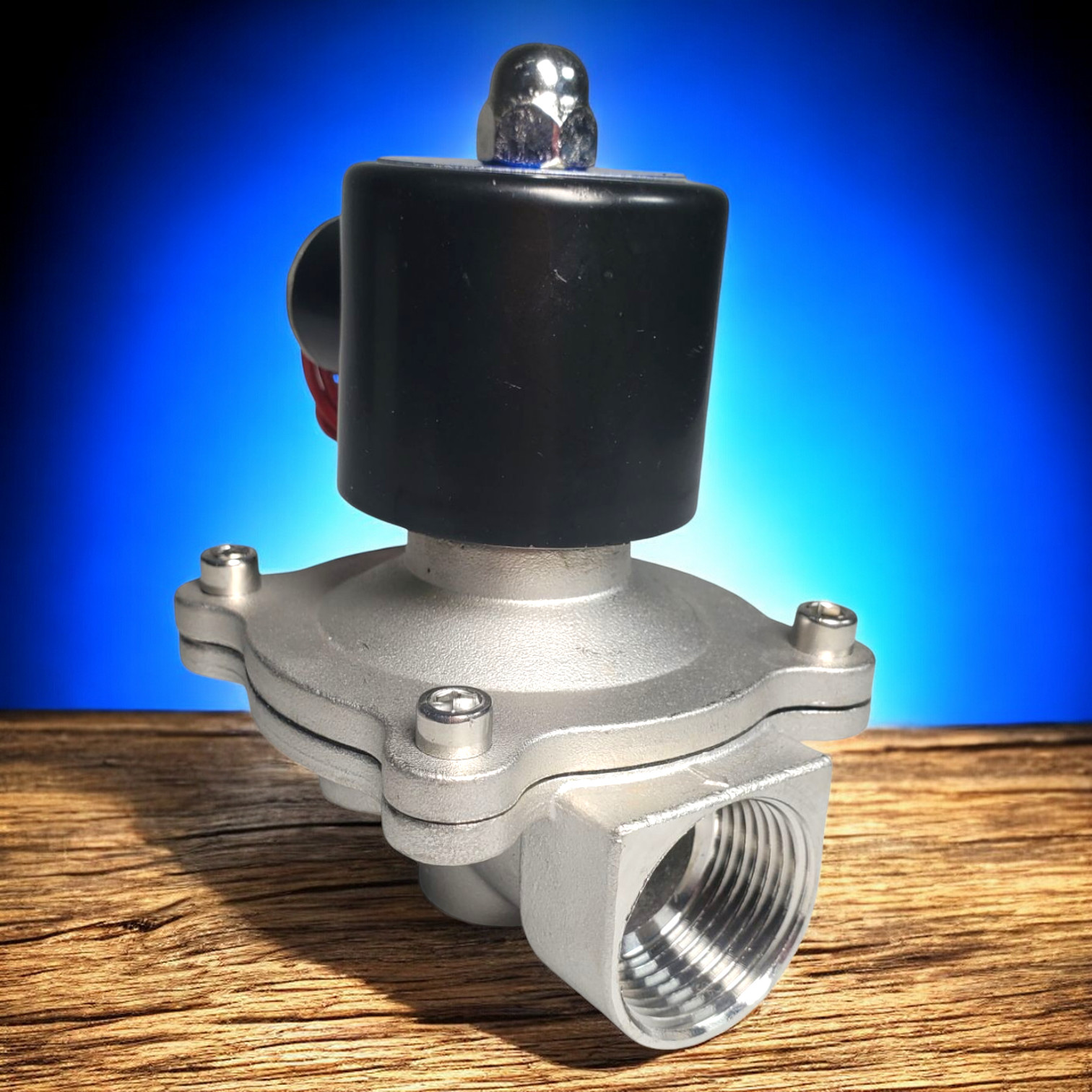 Gambar produk GRT Solenoid Water Valve Stainless Steel Normally Close 220V 1 Inch - 2W-250-25
