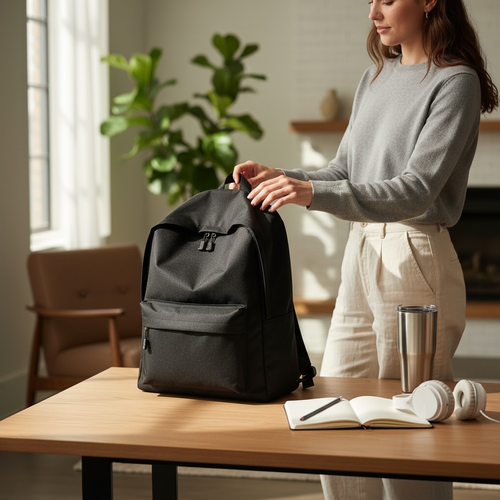 Gambar produk DROWU Tas Ransel Sekolah Anak Oxford 600D High School Backpack - DR-42