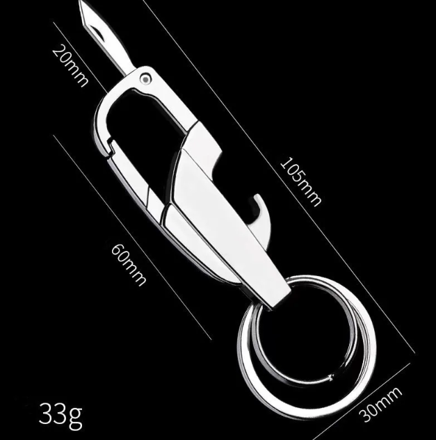 Gambar produk SINNYA Gantungan Kunci Karabiner Keychain Multifunctional Quickdraw - SN-27