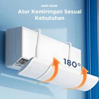 Gambar produk TaffHOME Cover Angin AC Retractable Three Board Windshield Deflector - HZ74