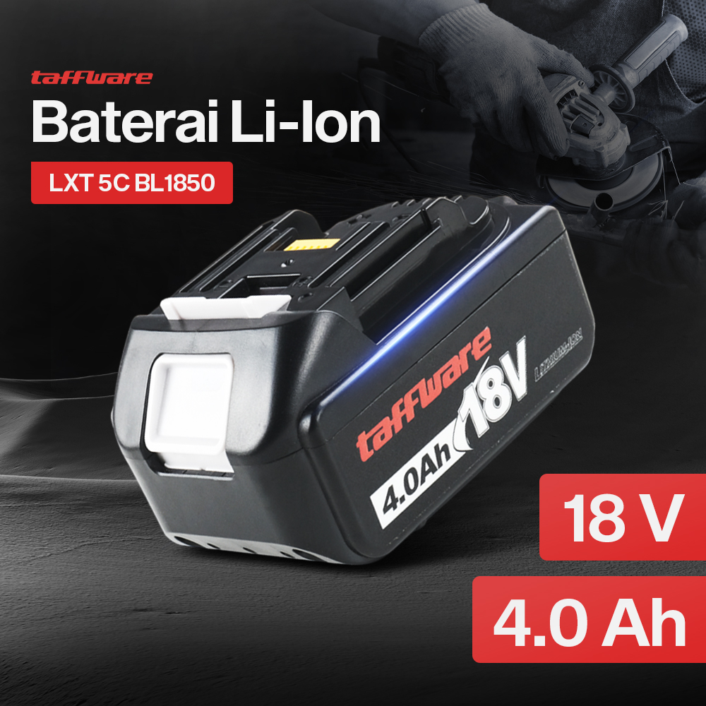 Gambar produk Taffware Baterai Makita LXT 5C BL1850 18V Li-Ion Battery 4.0Ah