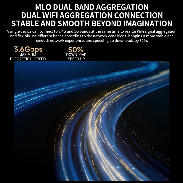 Gambar produk Xiaomi Router WiFi 7 Hub Gateway 2.5G Ethernet Port 5G 6500 Mbps - BE6500 Pro