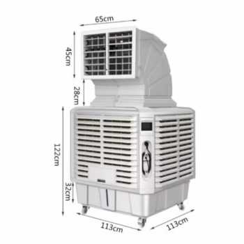 Gambar produk SHINADO Air Cooler Industrial Evaporative Single Outlet 1100W 250L - M23