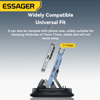 Gambar produk ESSAGER Dashboard Phone Holder For Car Anti Slip 360 Rotation - ES-ZJ39